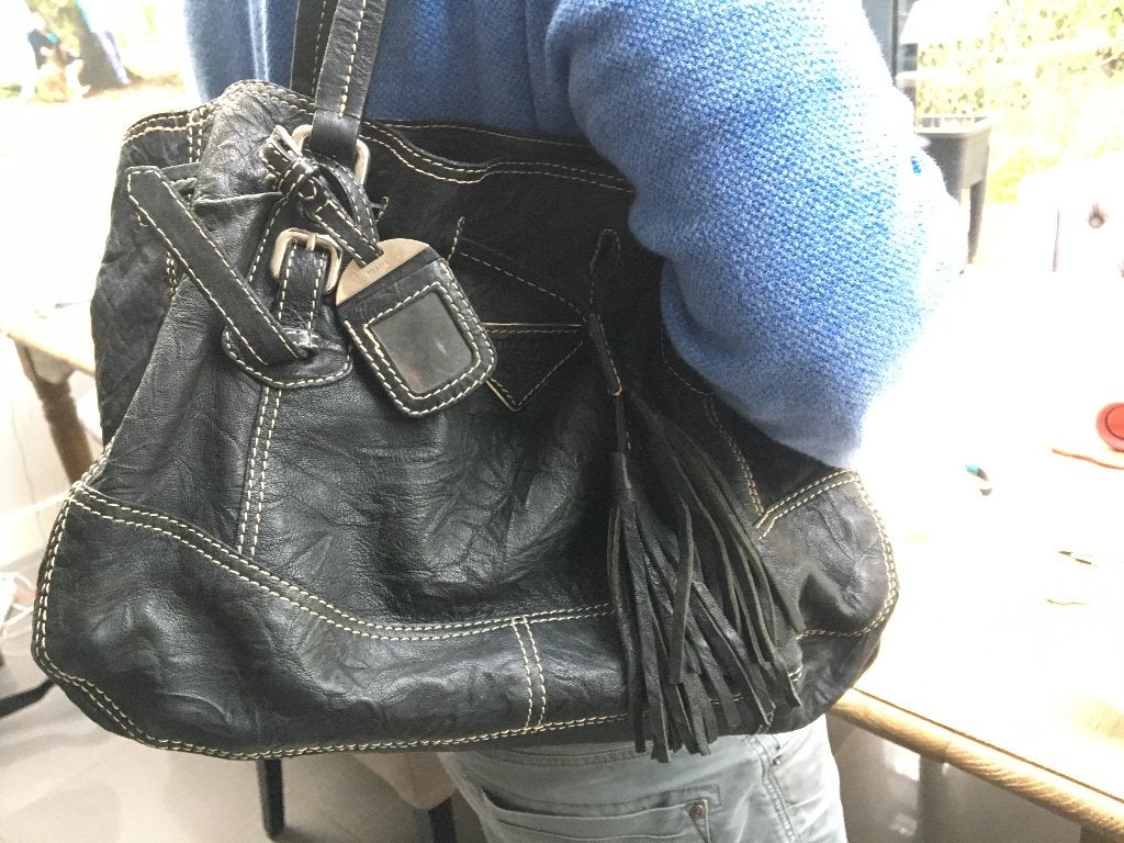 schoudertas prada, Ophalen, Zo goed als nieuw, Zwart, Schoudertasje