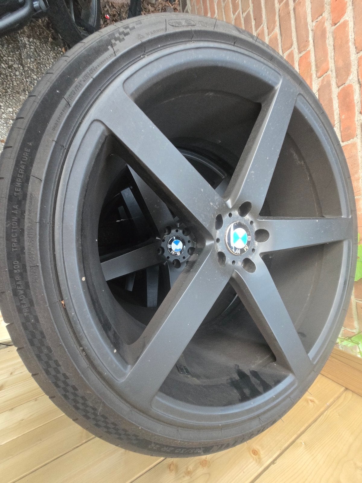 BMW X6M F16 22 inch velgen met Michelin zomerbanden, Auto-onderdelen, Banden en Velgen, Ophalen, Gebruikt, 285 mm, Banden en Velgen