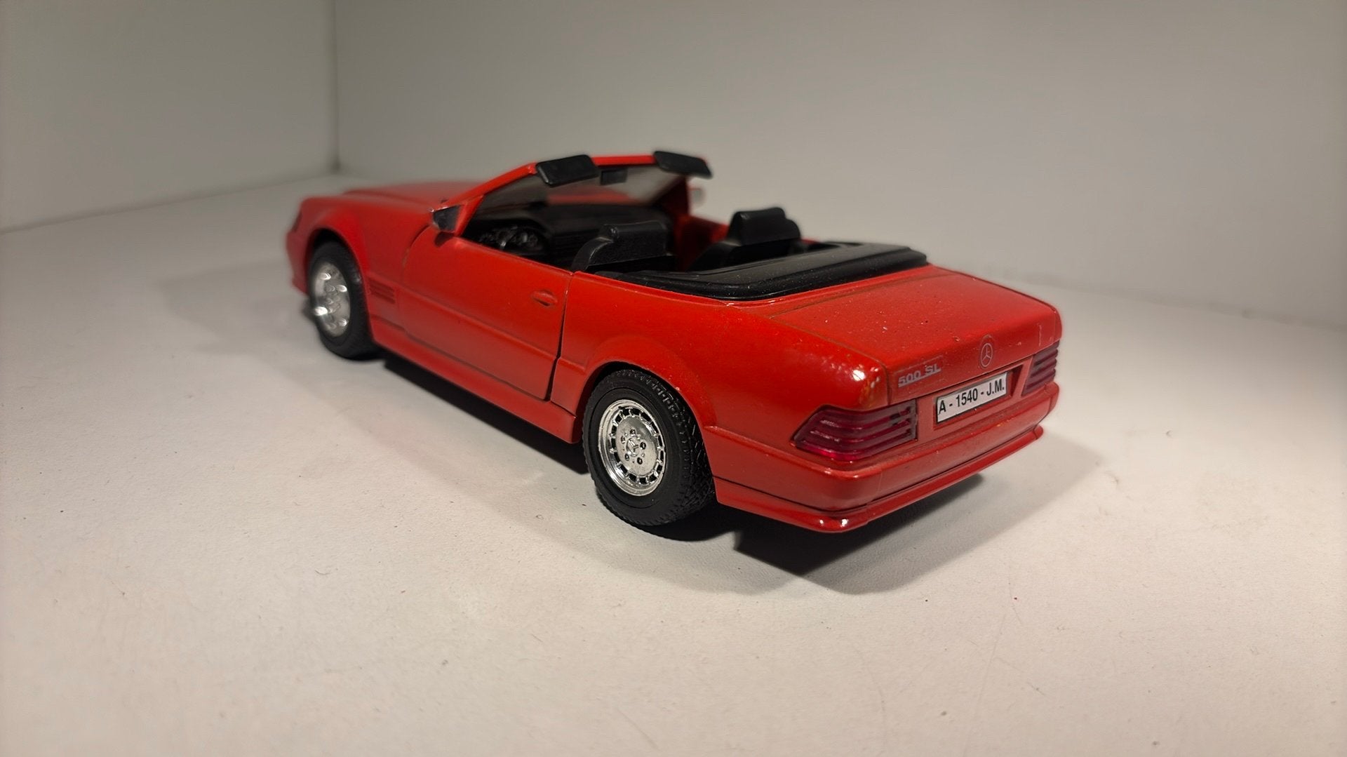 Mercedes 500 sl mira 1.25, Hobby en Vrije tijd, Modelauto's | 1:24, Overige merken, Ophalen of Verzenden, A, A