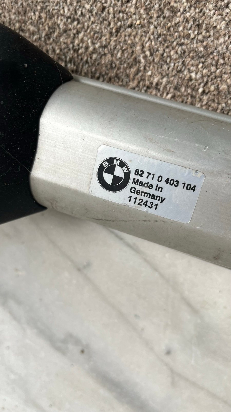Originele BMW 1-serie E87 dakdragers + torx schroevendraaier, Auto diversen, Ophalen of Verzenden, Gebruikt
