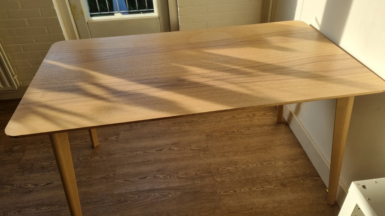 IKEA LISABO eettafel - Essenfineer - 140x78 cm, Ophalen, Gebruikt, 50 tot 100 cm, 100 tot 150 cm