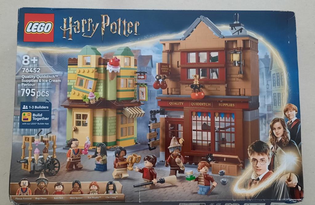 LEGO Harry Potter 76452 Quality Quidditch Supplies & Ice Cre, Lego, Ophalen of Verzenden, Compleet, Complete set