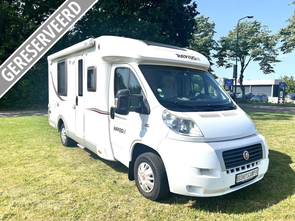 Rapido S6 640 F Face to Face & Queens-bed, Caravans en Kamperen, Campers, Ringverwarming, Fiat, 6 tot 7 meter, Bedrijf