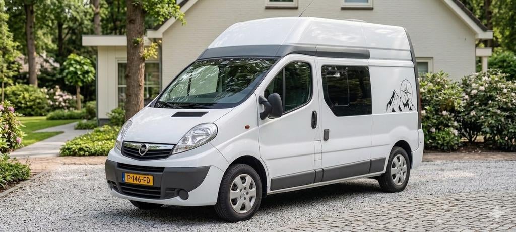 N.a.p Opel Vivaro Camperbus 2.5cdti - buscamper Airco trkhk, Chemisch toilet, Tot en met 2, Watertank (Afval), Bedrijf