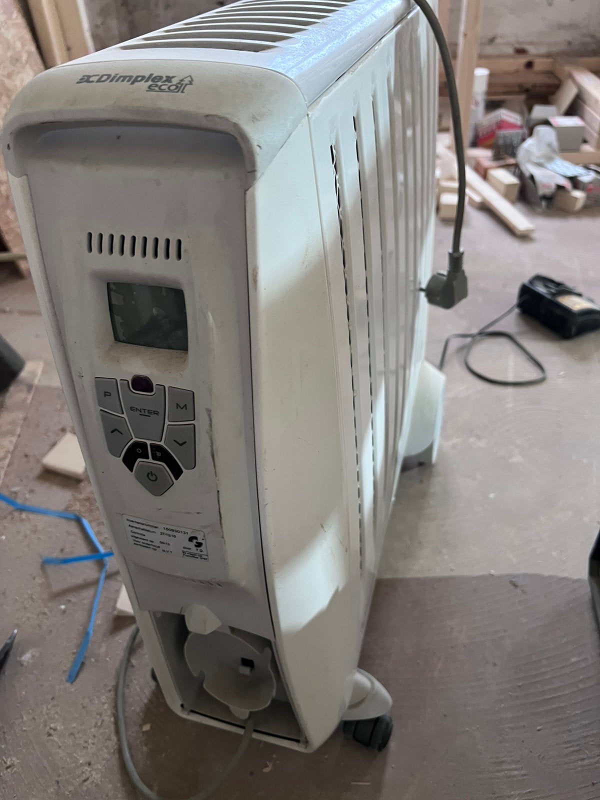 Dimplex Electrische verwarming, Doe-het-zelf en Verbouw, Verwarming en Radiatoren, Ophalen, Gebruikt, 800 watt of meer, Kachel
