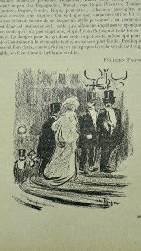 Kees van Dongen,zeldzame litho in La Revue blanche(compleet), Antiek en Kunst, Kunst | Litho's en Zeefdrukken, Lithografie, Gesigneerd in de plaat