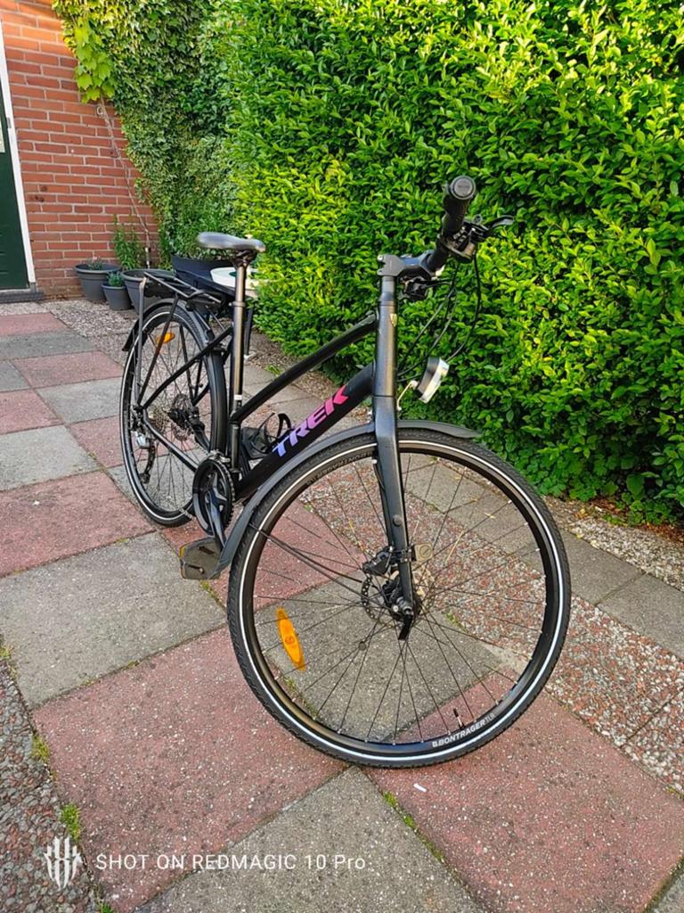 Trek FX 3 2020 Hybrid Fiets .Shimano 2x9 .Nieuwe onderdelen, Ophalen of Verzenden, Gebruikt, Overige merken, Versnellingen