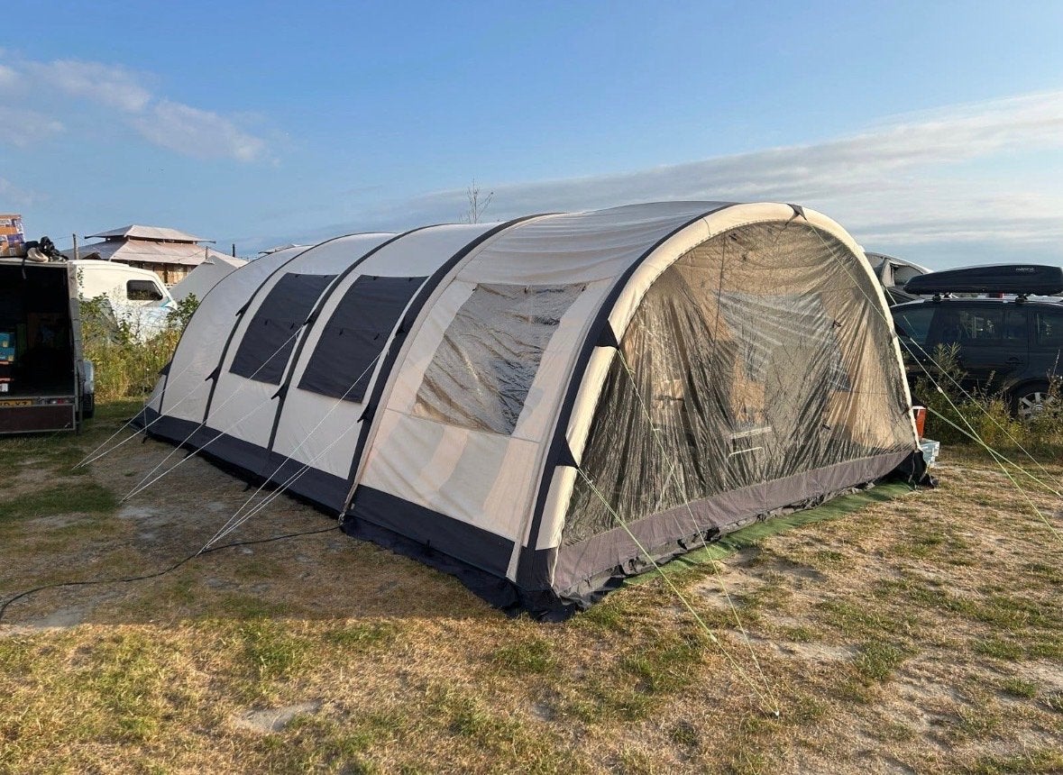 Obelink Miami Easy Air 6 opblaasbare tunneltent, Caravans en Kamperen, Tenten, Ophalen, Zo goed als nieuw, Tot en met 6