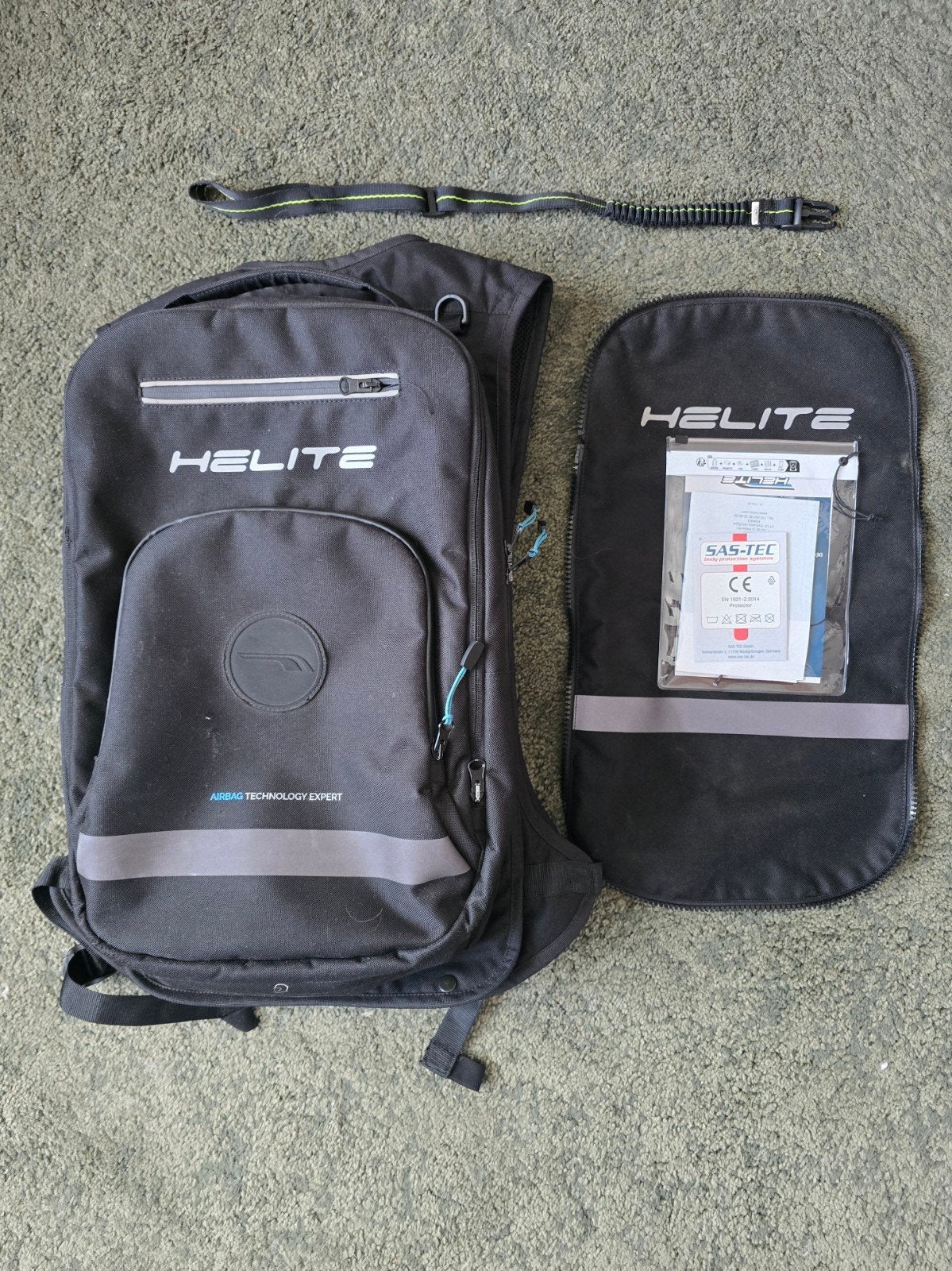 Helite H-MooV Airbag Motorrugzak, Motoren, Overige typen, Heren, Ophalen of Verzenden, Helite