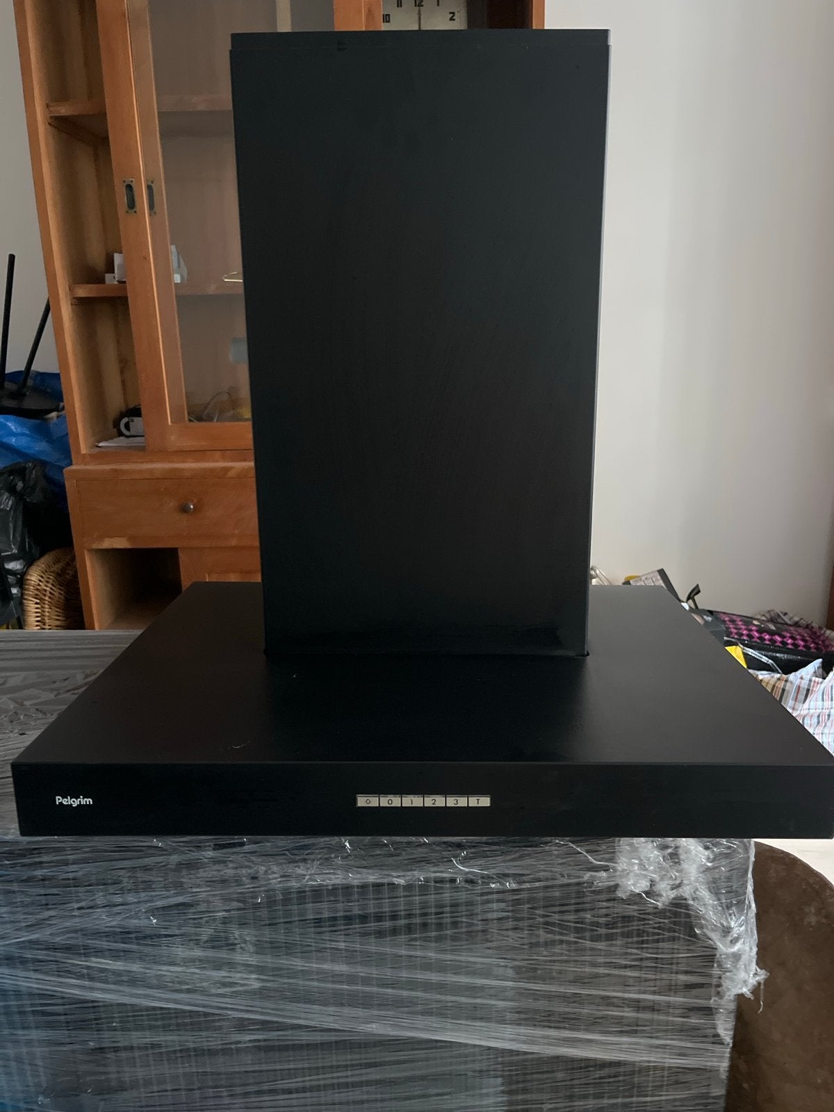 Pelgrim Afzuigkap Zwart 60 cm, Ophalen, Nieuw, 400 tot 600 m³ per uur, Vrijstaand