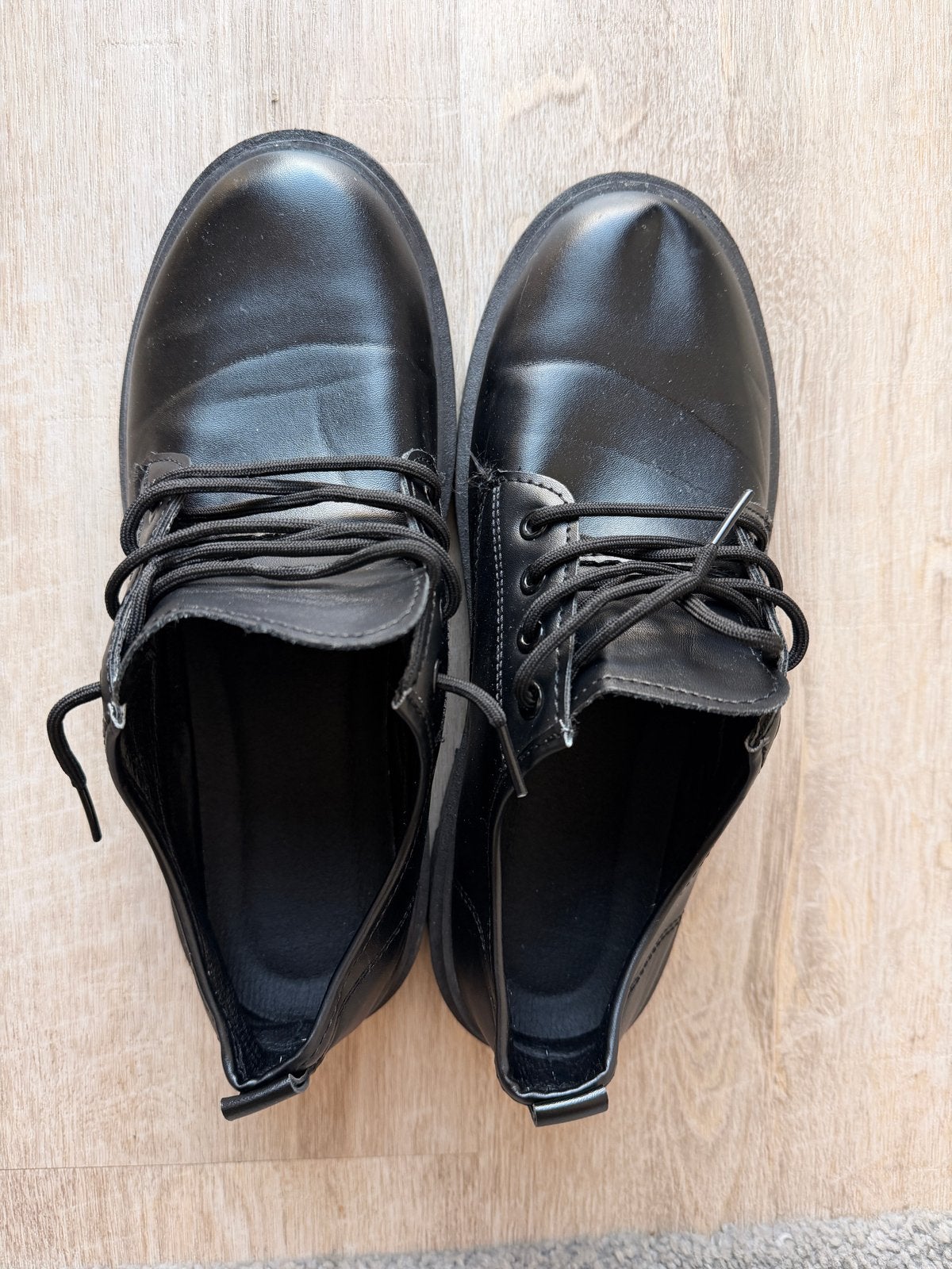 Zwarte veterschoenen, maat 44, Ophalen of Verzenden, Gedragen, Zwart, Schoenen met lage hakken