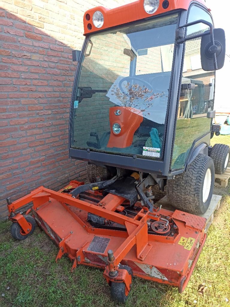Kubota f 3680  zitmaaier diesel, Tuin en Terras, Grasmaaiers, Ophalen, Cirkelmaaier, Gebruikt, Mulchfunctie