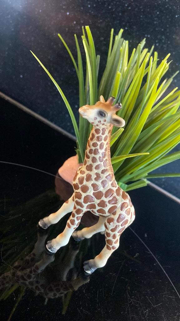 Schleich Vintage Wildlife: Giraffe Jong, Verzamelen, Dierenverzamelingen, Ophalen of Verzenden, Zo goed als nieuw, Paard, Beeldje of Figuurtje