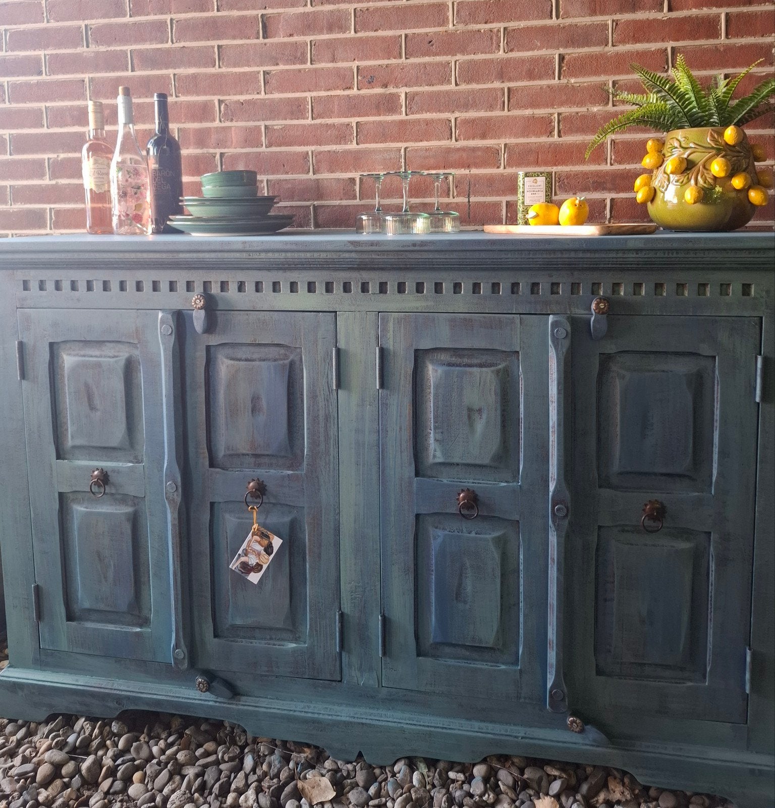 Ibiza style dressoir, Ophalen of Verzenden, Zo goed als nieuw