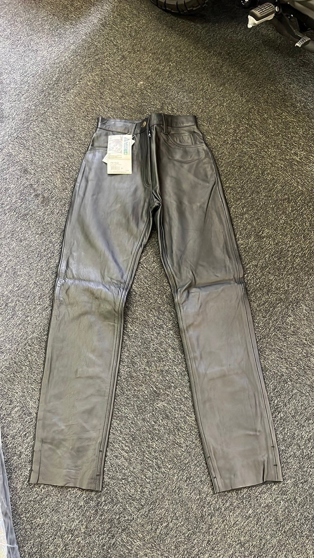 Orina Texas leren motorbroek 9708 maat 29 zwart, Motoren, Ophalen of Verzenden, Nieuw met kaartje, Dames, Broek | leer