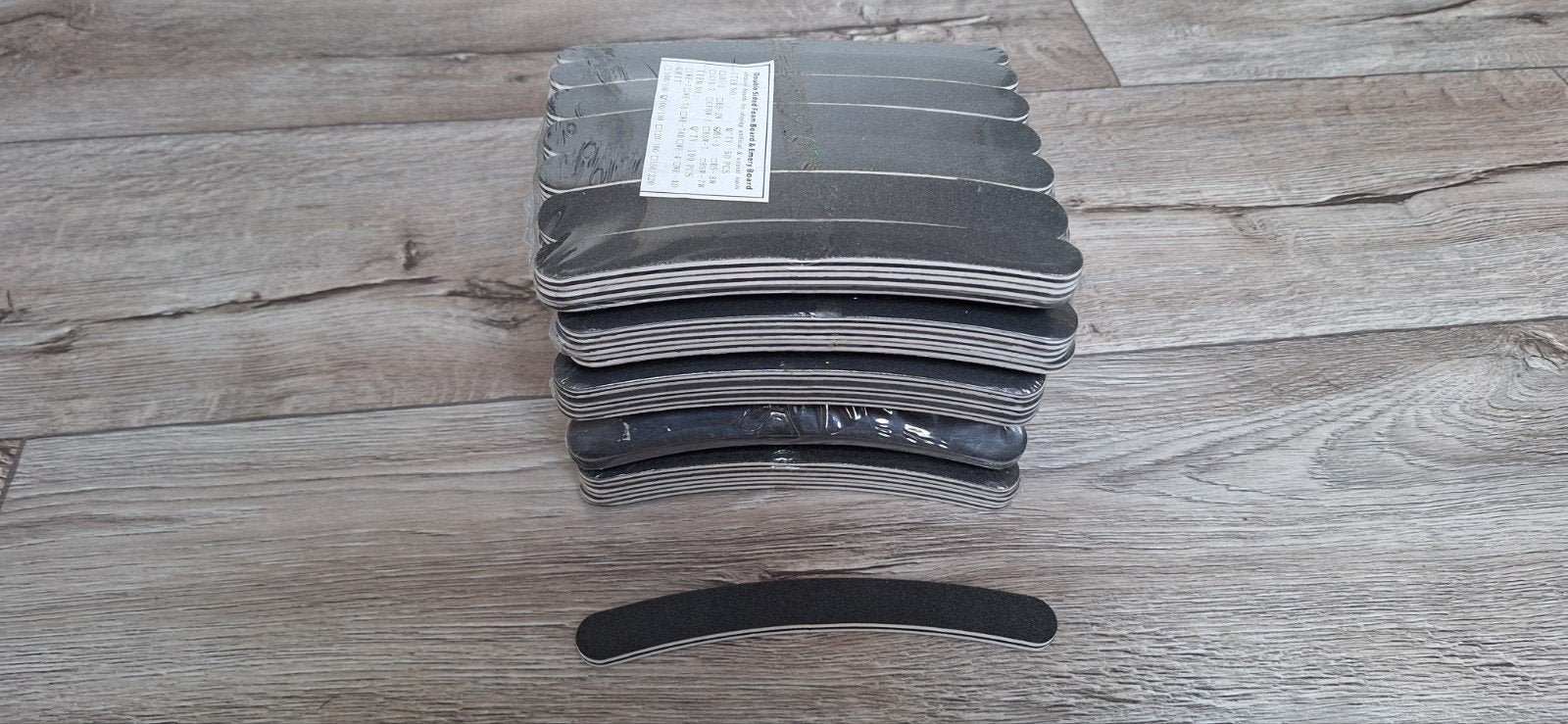 5 volle pakken boomerang nagelvijlen, Ophalen of Verzenden, Nieuw, Zwart, Handen en Nagels