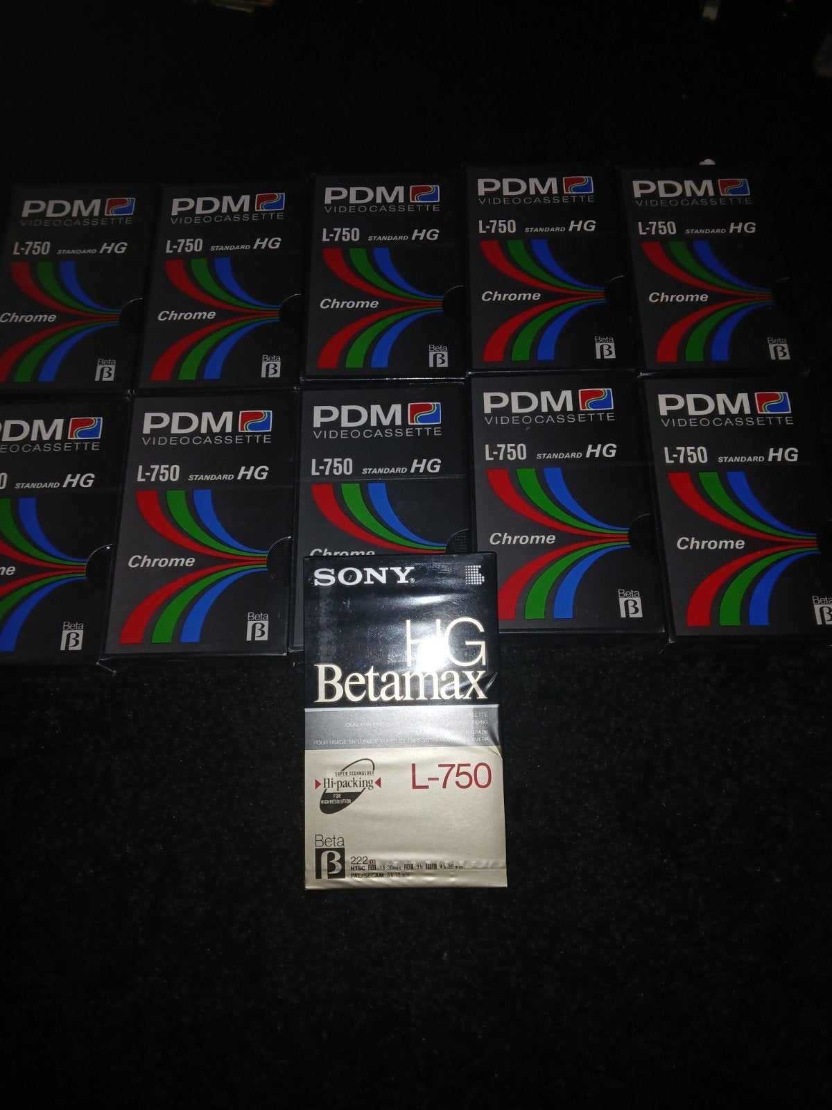 Partij betamax Videocassettes L-750 en Sony Betamax L-750, Ophalen of Verzenden, Nieuw in verpakking, Betamax