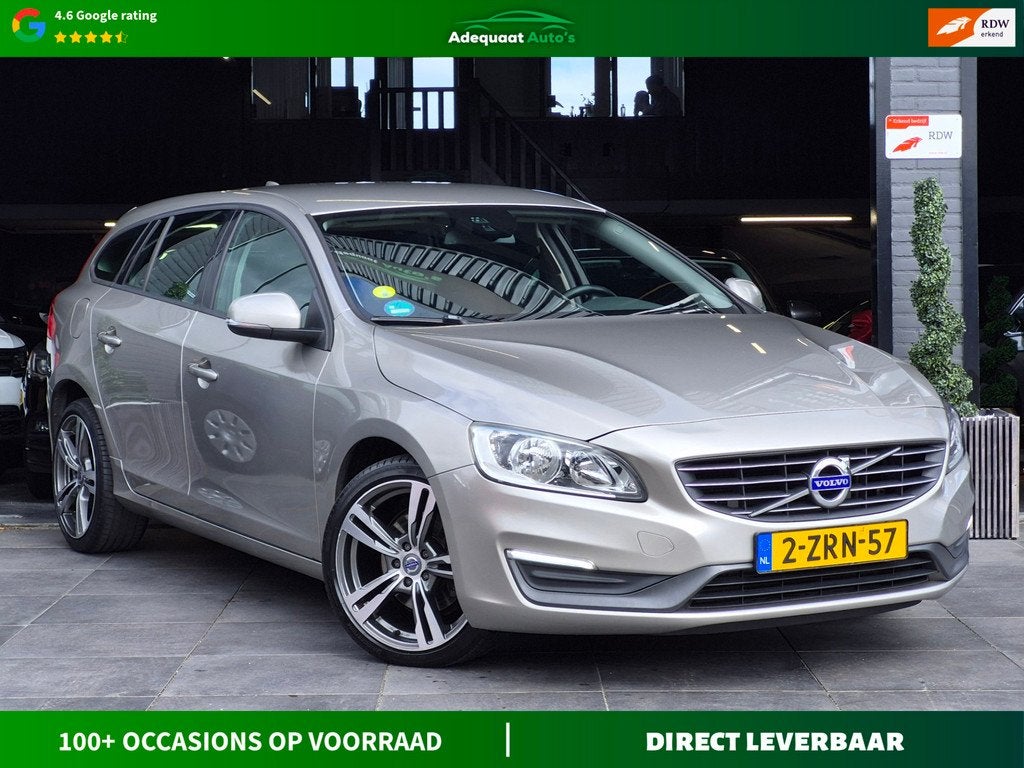 Volvo V60 2.0 D4 Kinetic|APK|NAP|Trekhaak|Automaat|Airco, 4 cilinders, Automatische klimaatregeling, Origineel Nederlands, Diesel