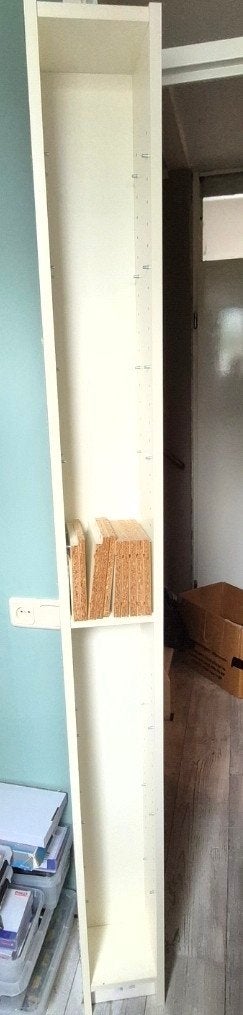 witte kast/cd, Ophalen, Gebruikt, 25 tot 50 cm