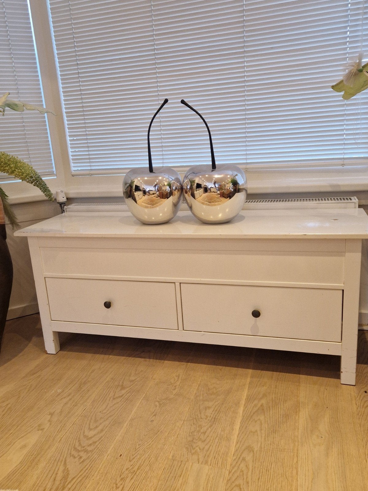 Ikea Hemnes TV-meubel /kast-wit, Ophalen, Gebruikt, 100 tot 150 cm, Minder dan 100 cm