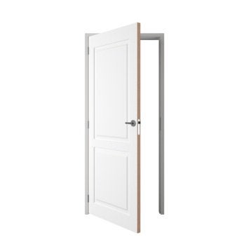 2x Lundia deur-kozijn combinatie wit gegrond 83 x 211,5 cm, Ophalen, 80 tot 100 cm, Binnendeur, Nieuw