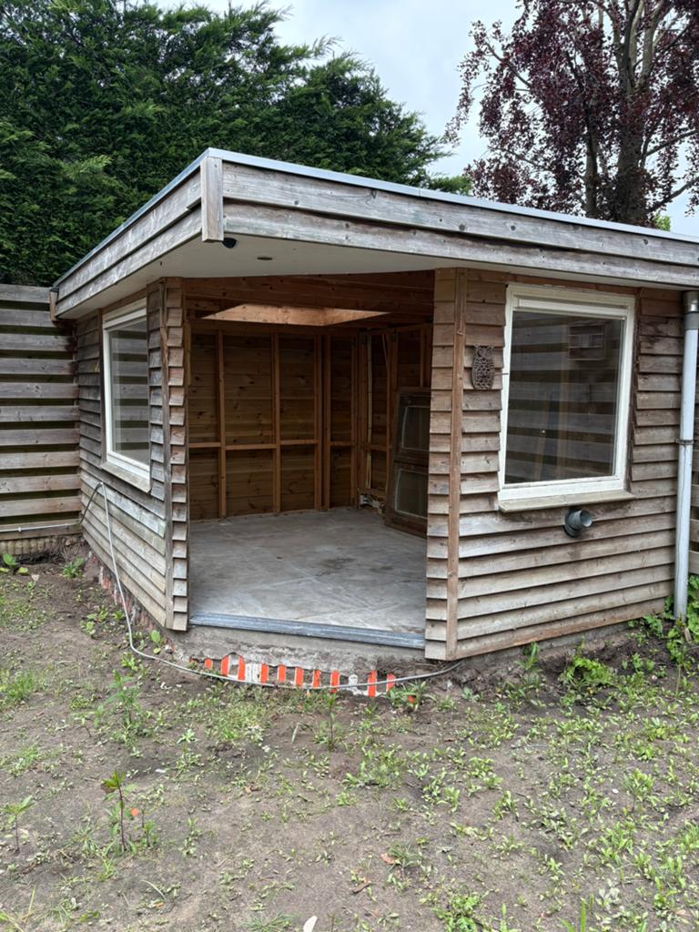 Tuinhuisje GRATIS af te halen, Tuin en Terras, Ophalen of Verzenden, Zo goed als nieuw, 250 tot 500 cm