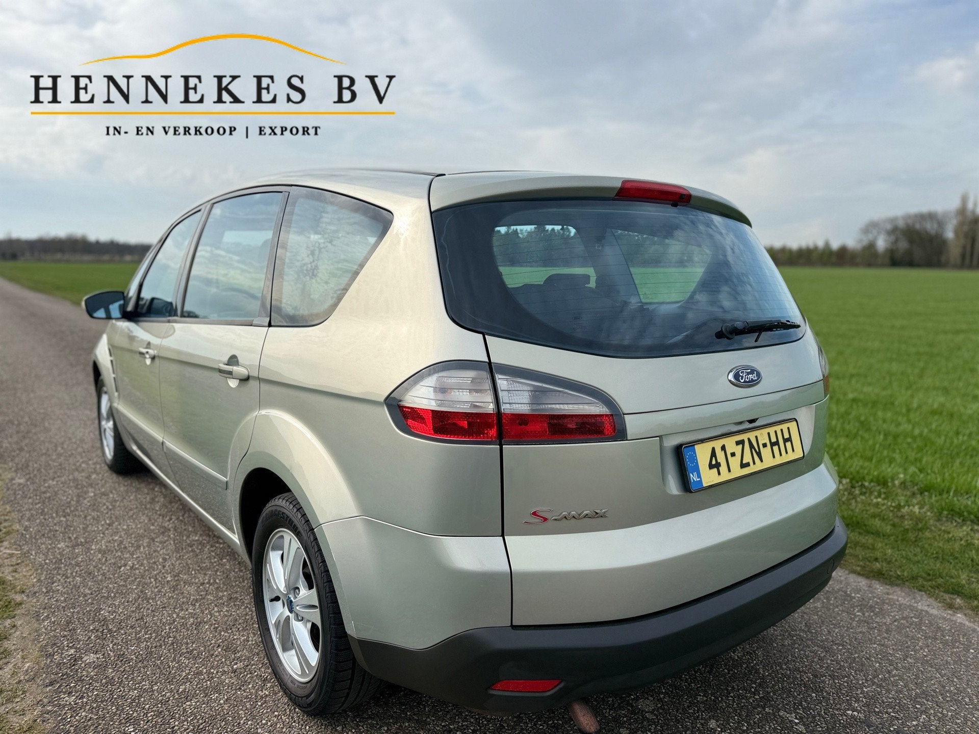 Ford S-Max 2.0-16V clima camera navi, Auto's, Ford, Voorwielaandrijving, Stof, Gebruikt, Zwart