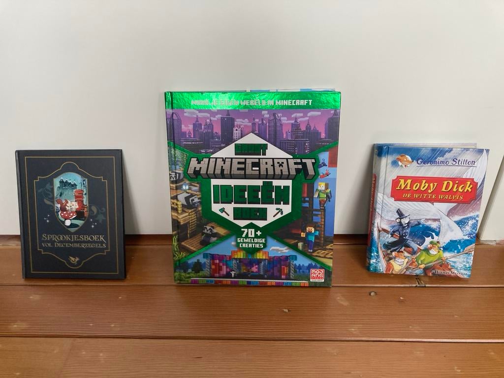 Boekenpakket: Sprookjes, Minecraft & Moby Dick, Ophalen, Zo goed als nieuw, Fictie algemeen