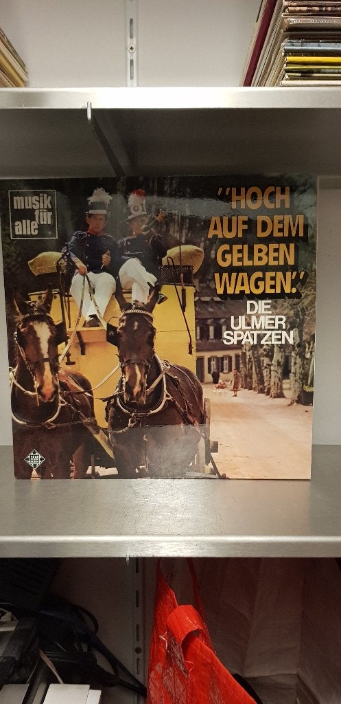 Die Ulmer spatzen-hoch auf der gelben wagen(Z221-109), Ophalen of Verzenden, Zo goed als nieuw, Overige formaten