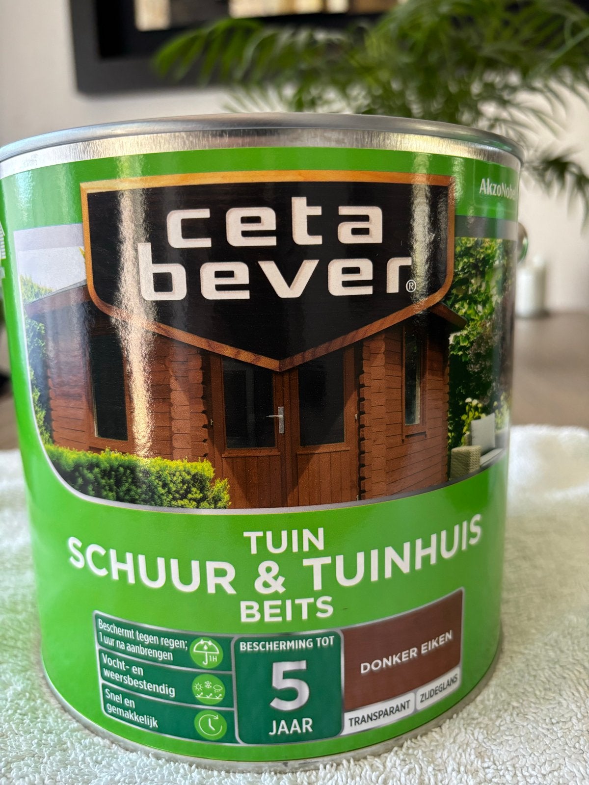 CetaBever Tuin Schuur & Tuinhuis Beits Donker Eiken 2.5L, Ophalen, Bruin, Nieuw, Beits