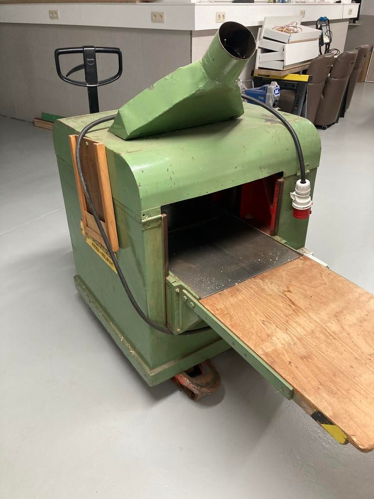 Vandikte schaafbank 500 mm breedt, Ophalen of Verzenden, Gebruikt, Elektrisch