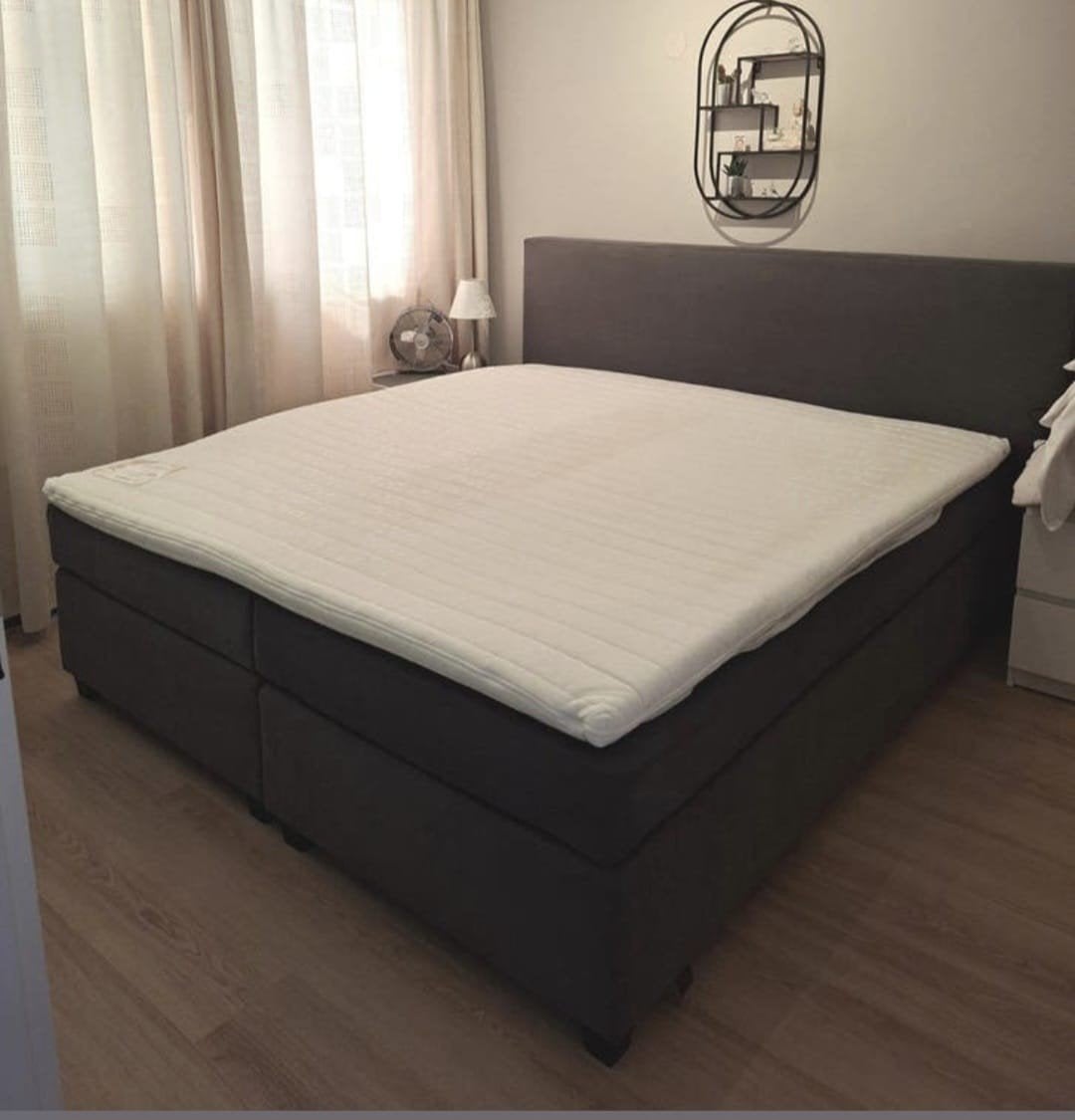 bezorging is mogelijk 180x200 inzgs complete boxspring  bed, Tweepersoons, Ophalen of Verzenden, Zo goed als nieuw, 180 cm
