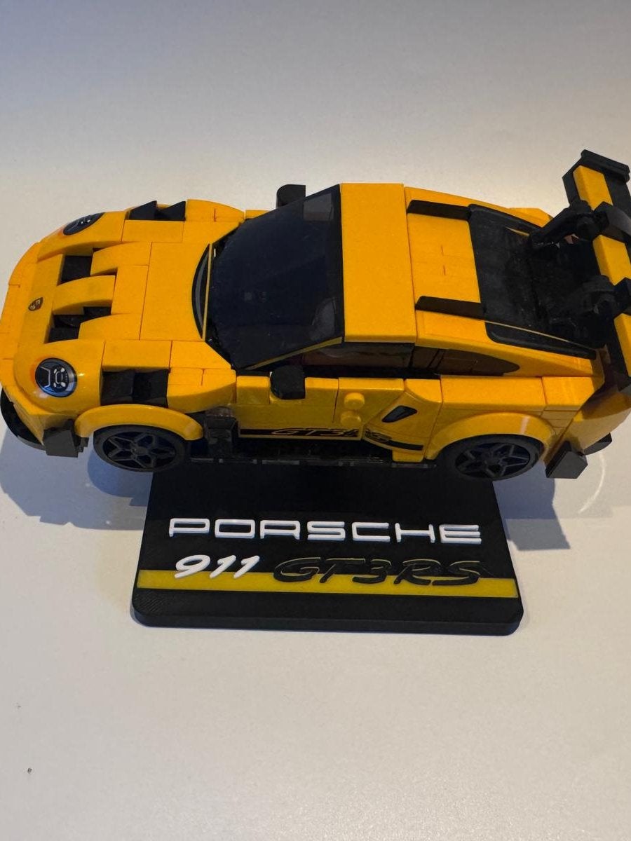 Lego Porsche 911 GT3 RS model - Alleen houder, Overige merken, Gebruikt, Auto, Groter dan 1:32