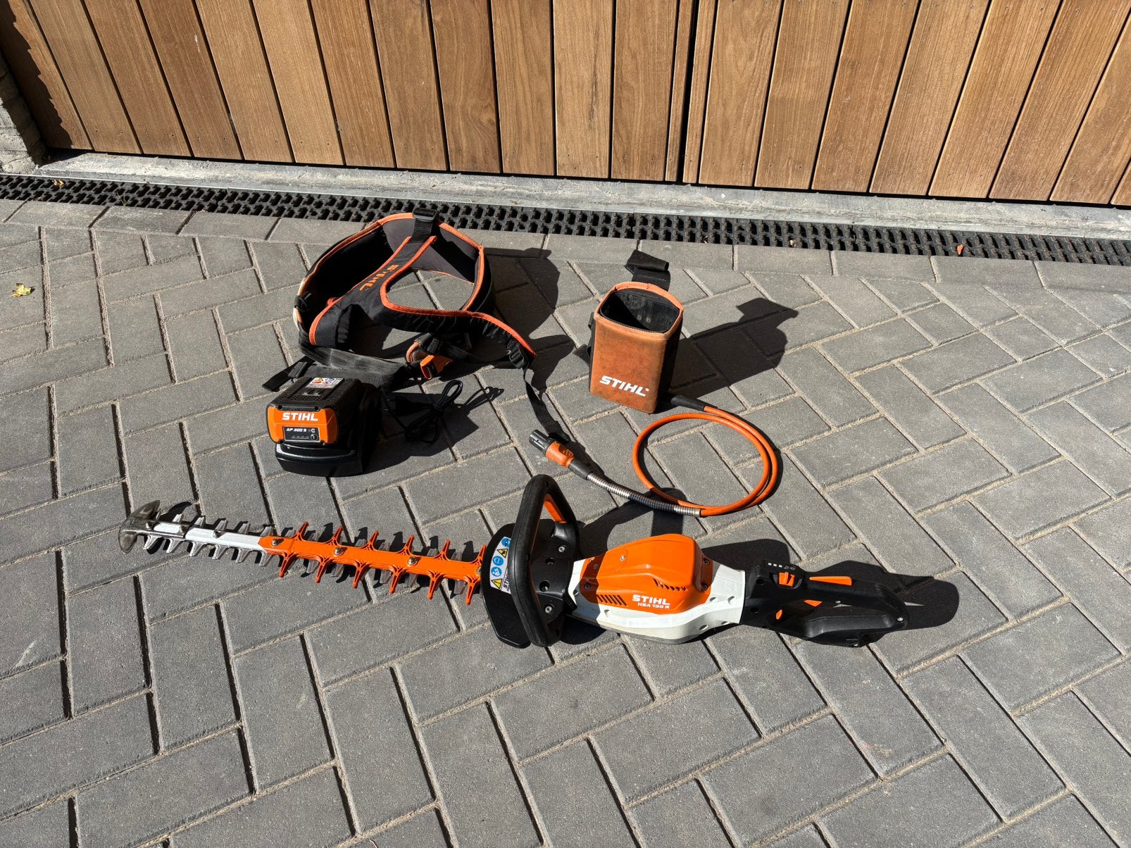 Stihl HSA 94 R accu heggenschaar COMPLETE SET hele nette!!, Ophalen, ., Accu, Stihl