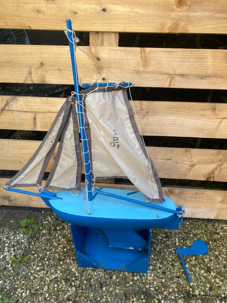 Model zeilboot (opknapper), Ophalen of Verzenden, Gebruikt, Groter dan 1:32