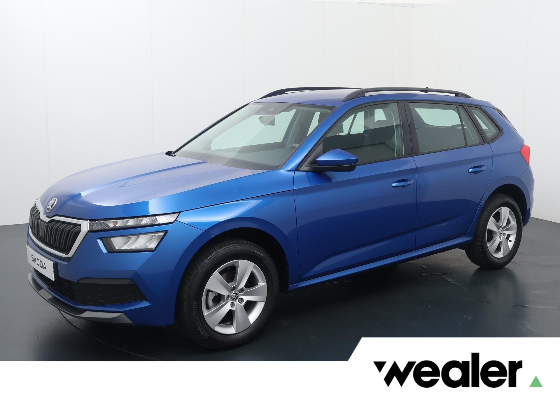 Skoda Kamiq 1.0 TSI Ambition | 110 PK | Cruise control | LED, Auto's, 12 maanden, Stof, Gebruikt, Blauw