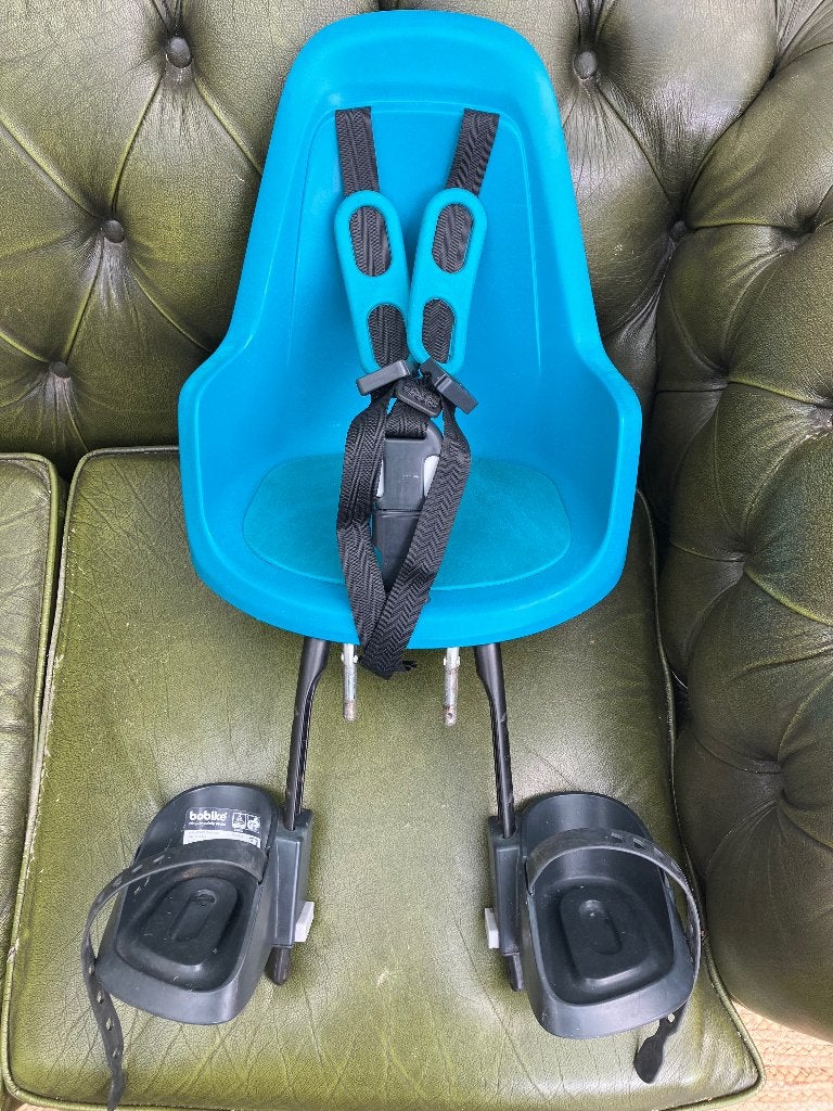 Bobike kinderzitje fiets voor, Ophalen of Verzenden, Bobike, Gebruikt, Voetsteuntjes