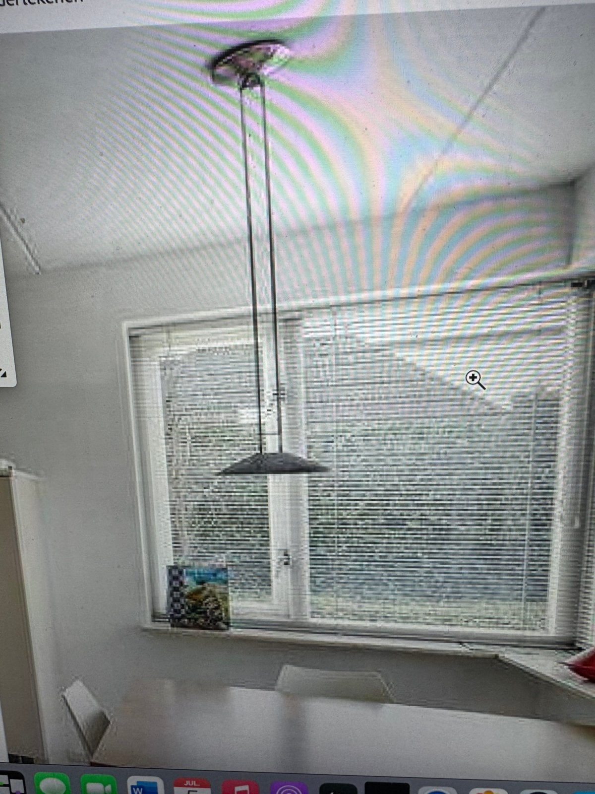 Design lamp RVS., Ophalen, Overige fittingen, Zo goed als nieuw, Modern, strak.