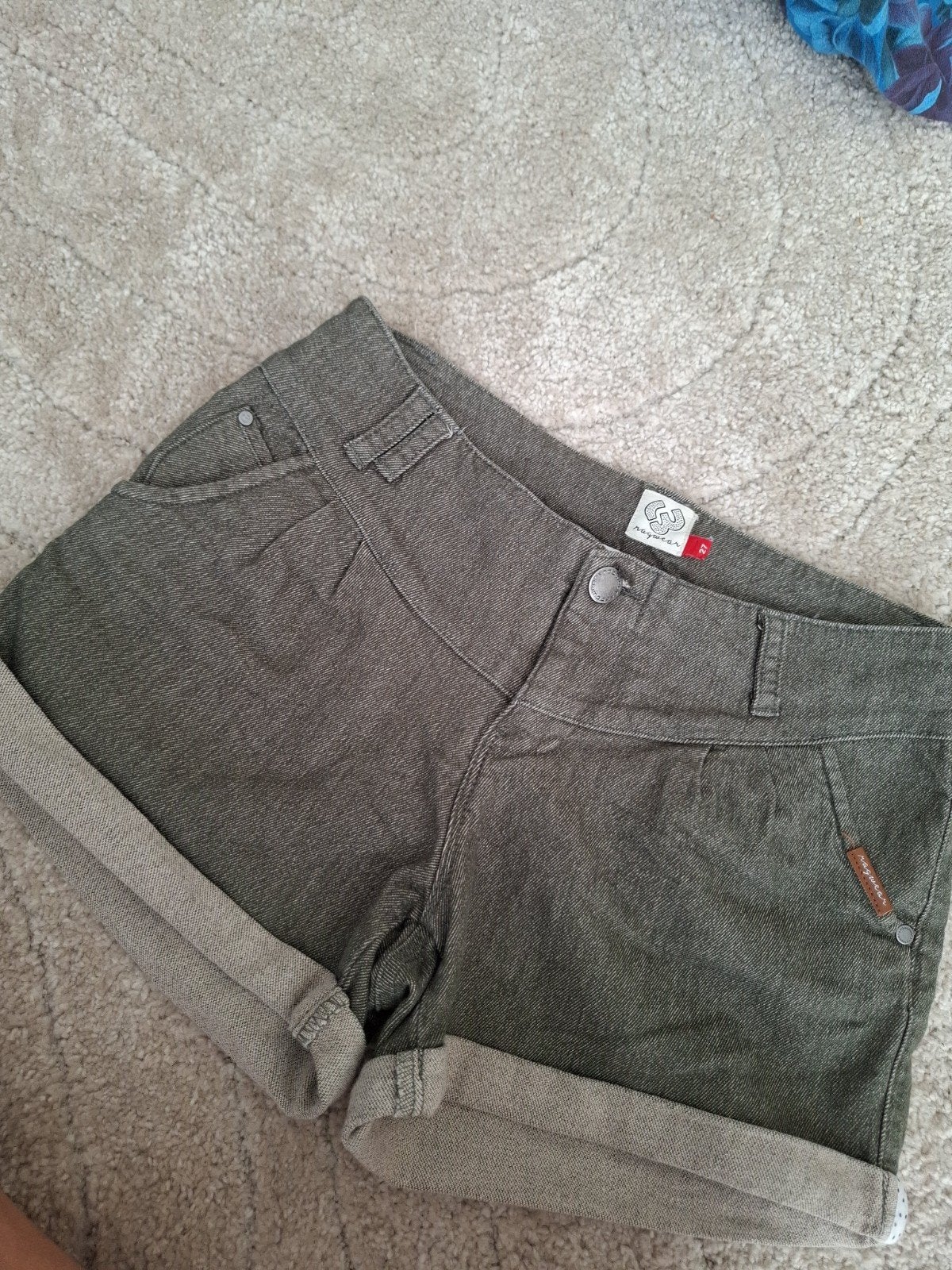 Ragwear grijs korte broek maat S/M (27), Kort, Ophalen of Verzenden, Maat 36 (S), Grijs