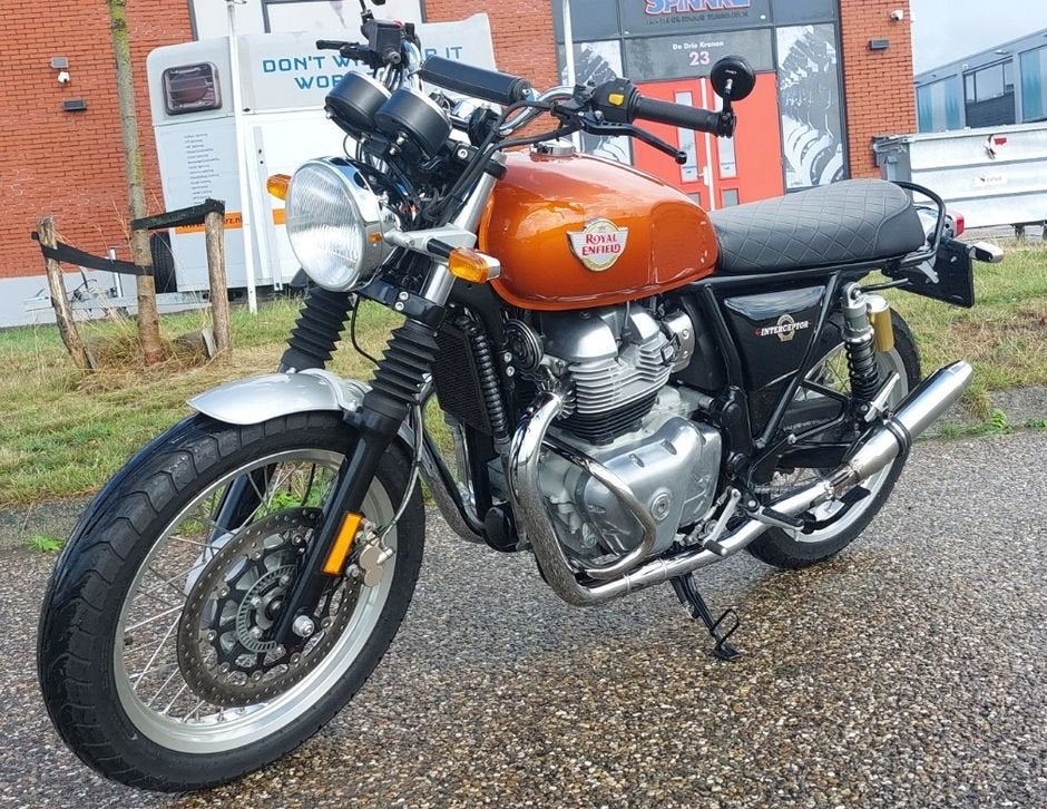 ROYAL ENFIELD INTERCEPTOR 650 4799€ optie's /zeer netjes, 2 cilinders, 648 cc, Bedrijf, Onbekend