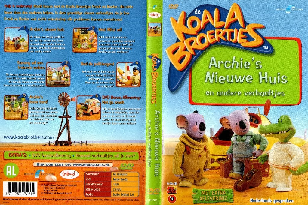 De koala broertjes, Archie's nieuwe huis, Alle leeftijden, Ophalen of Verzenden, Zo goed als nieuw