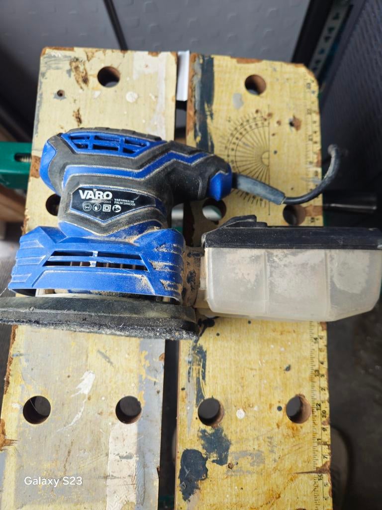 Varo POWX0400 vlakschuurmachine, Ophalen of Verzenden, Gebruikt