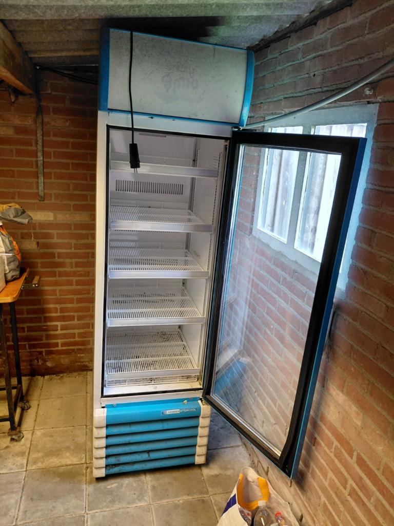 Horeca koelkast 210 cm, Witgoed en Apparatuur, Koelkasten en IJskasten, Gebruikt, Zonder vriesvak, 200 liter of meer, 160 cm of meer