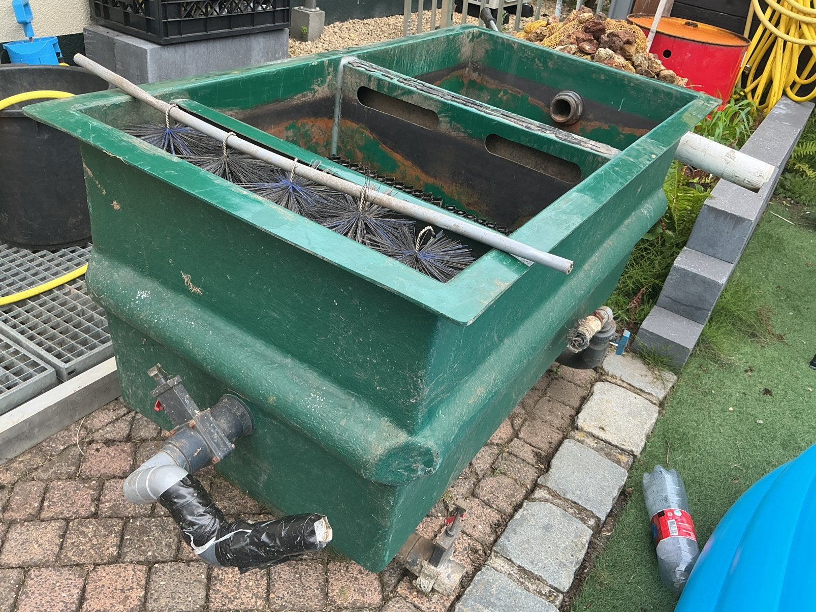 Complete drie kamer vijverfilter, Ophalen, Gebruikt, Vijverfilter