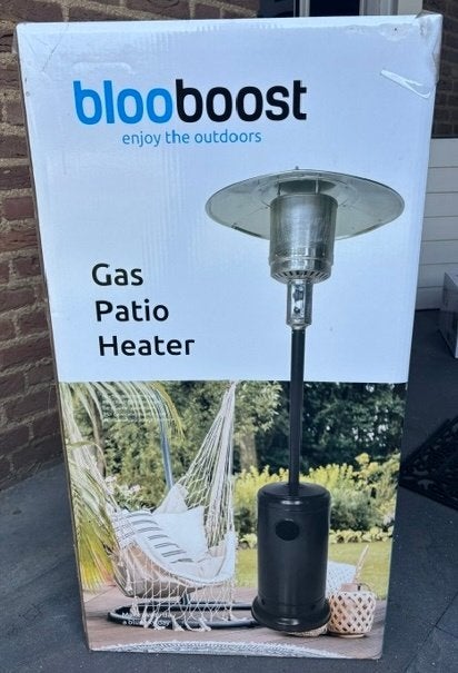 BlooBoost Gas Patio Heater Terrasverwarmer - Nieuw in doos, Ophalen of Verzenden, Nieuw, Gas, Vloer