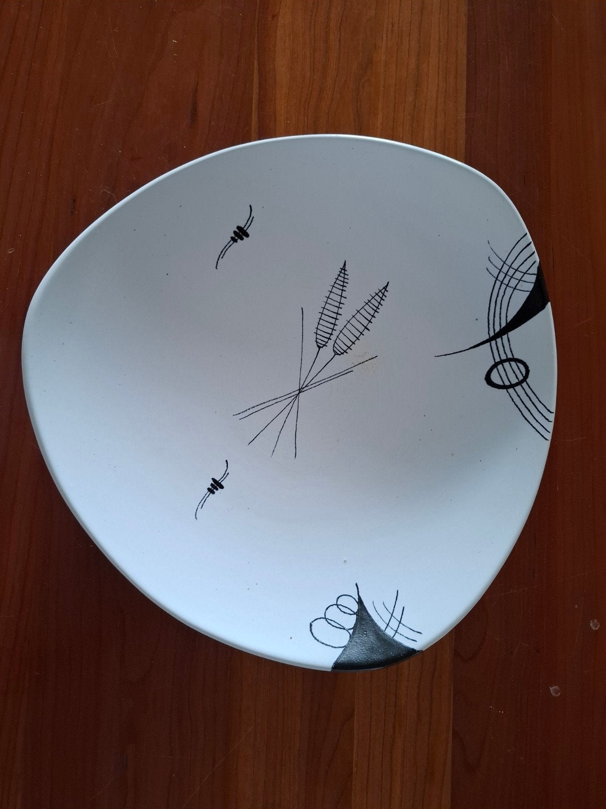 Decoratieve schaal met abstract design, Ophalen of Verzenden