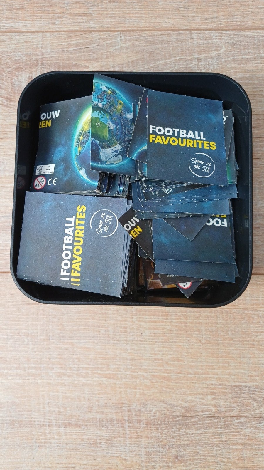 Football Favourites spaaractie kaarten van de plus, Plus, Verzenden