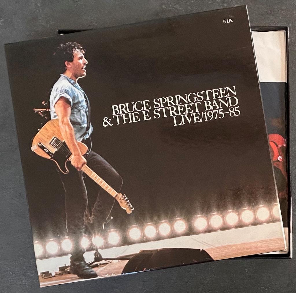 BRUCE SPRINGSTEEN - Live/1975-85 ( Boxset 5 LPs; NMINT ), Ophalen of Verzenden, Zo goed als nieuw, 12 inch, Poprock