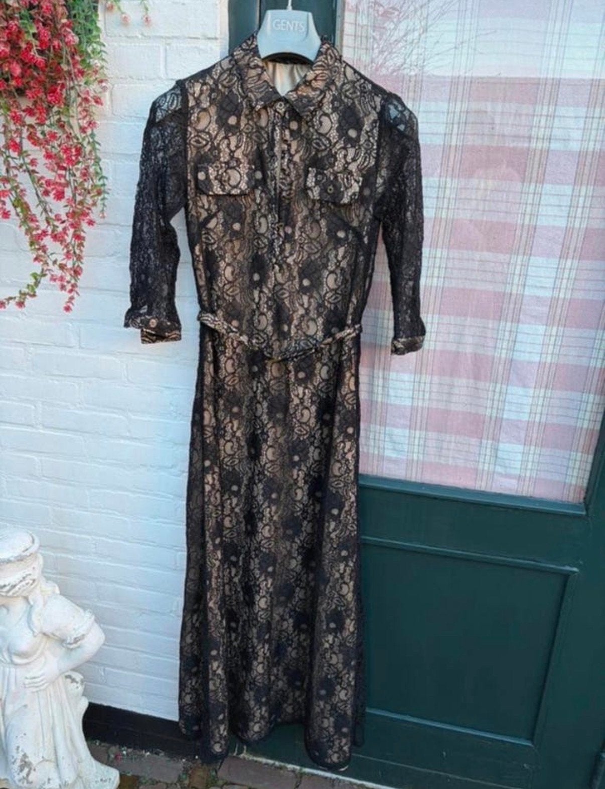 Supertrash Elegante Zwarte Kanten Maxi Jurk - Nieuw!, Zwart, Nieuw, Ophalen of Verzenden, Maat 34 (XS) of kleiner