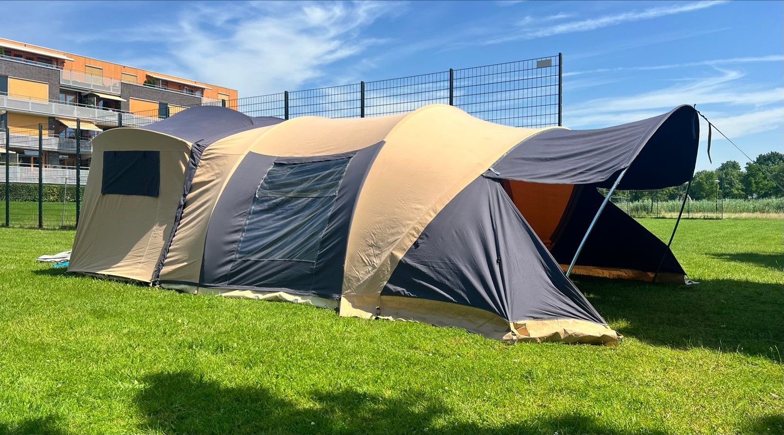 Cabanon Mercury EPS Deluxe Vouwwagen ‘24 4-8 pers. Als NIEUW, Caravans en Kamperen, Ophalen, Beige, Cabanon, Aanwezig